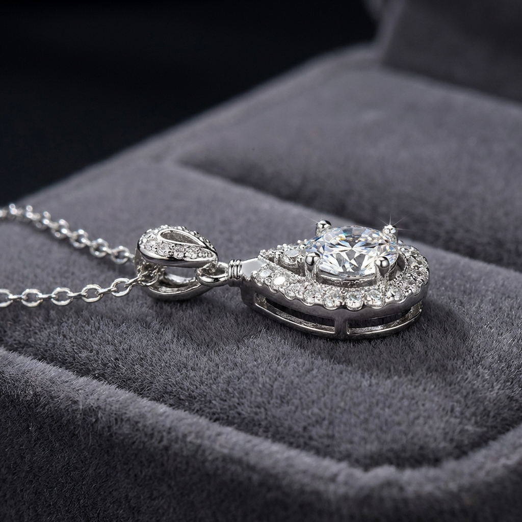 The Éclat Teardrop Necklace