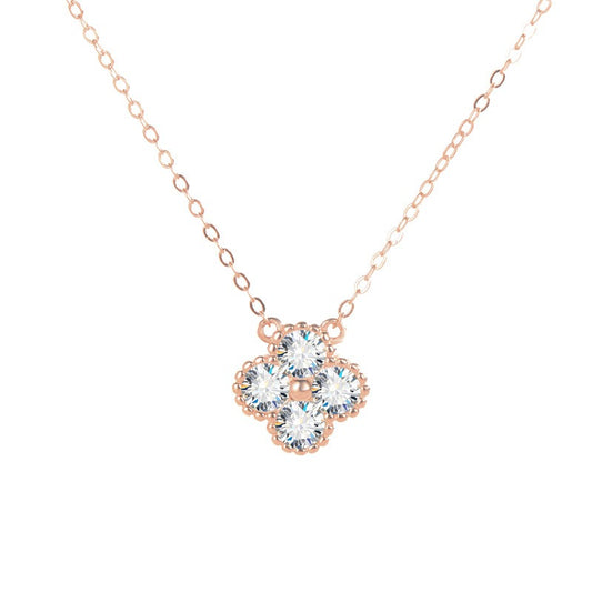 The Rosé Clover Necklace
